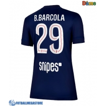 Fotballdrakt Dame Paris Saint-Germain Bradley Barcola #29 Hjemmedrakt 2025-26 Kortermet